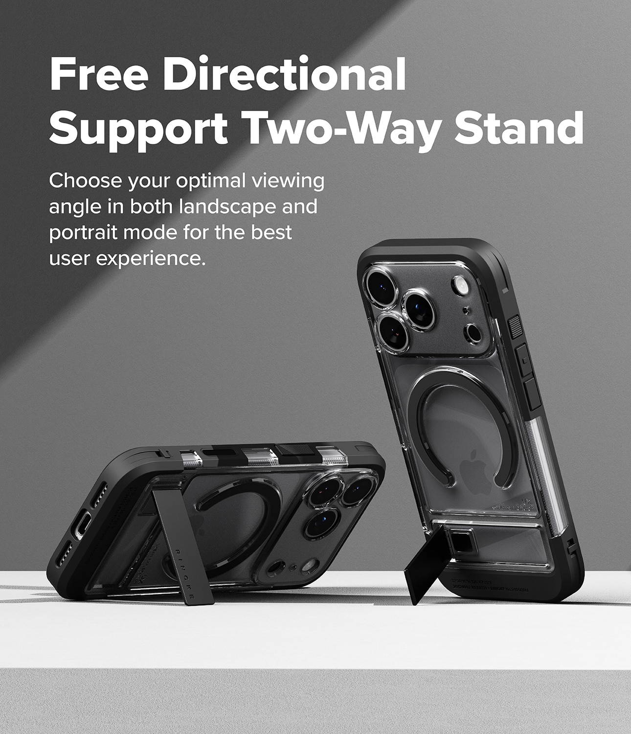iPhone 17 Pro UX Magnetic Case Smoke Black