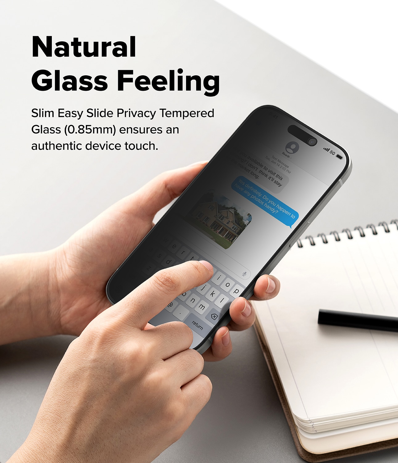 iPhone 17 Easy Slide Privacy Glass (2-pack)