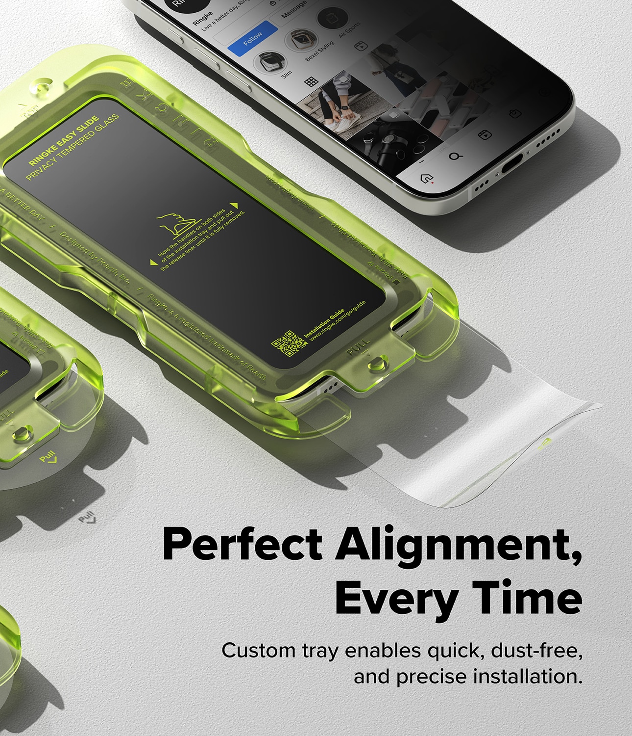 iPhone 17 Easy Slide Privacy Glass (2-pack)