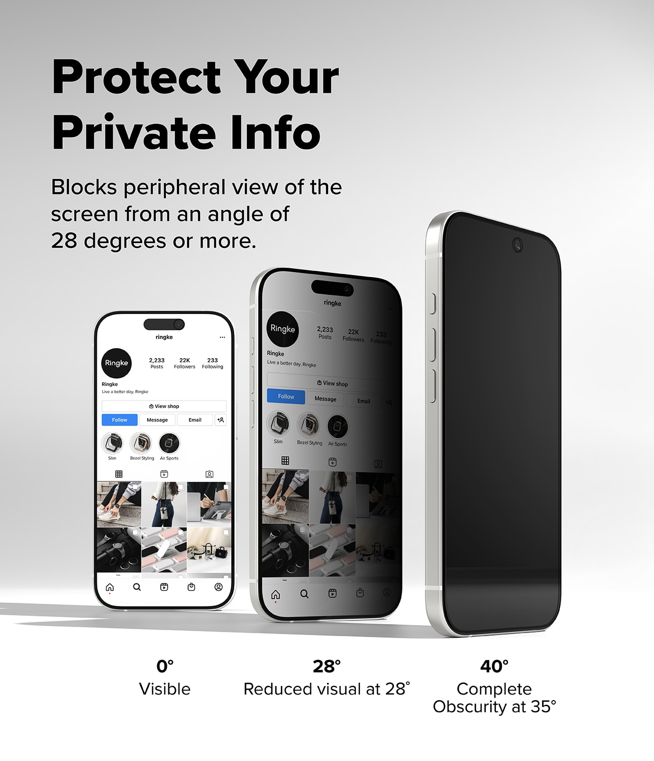 iPhone 17 Easy Slide Privacy Glass (2-pack)