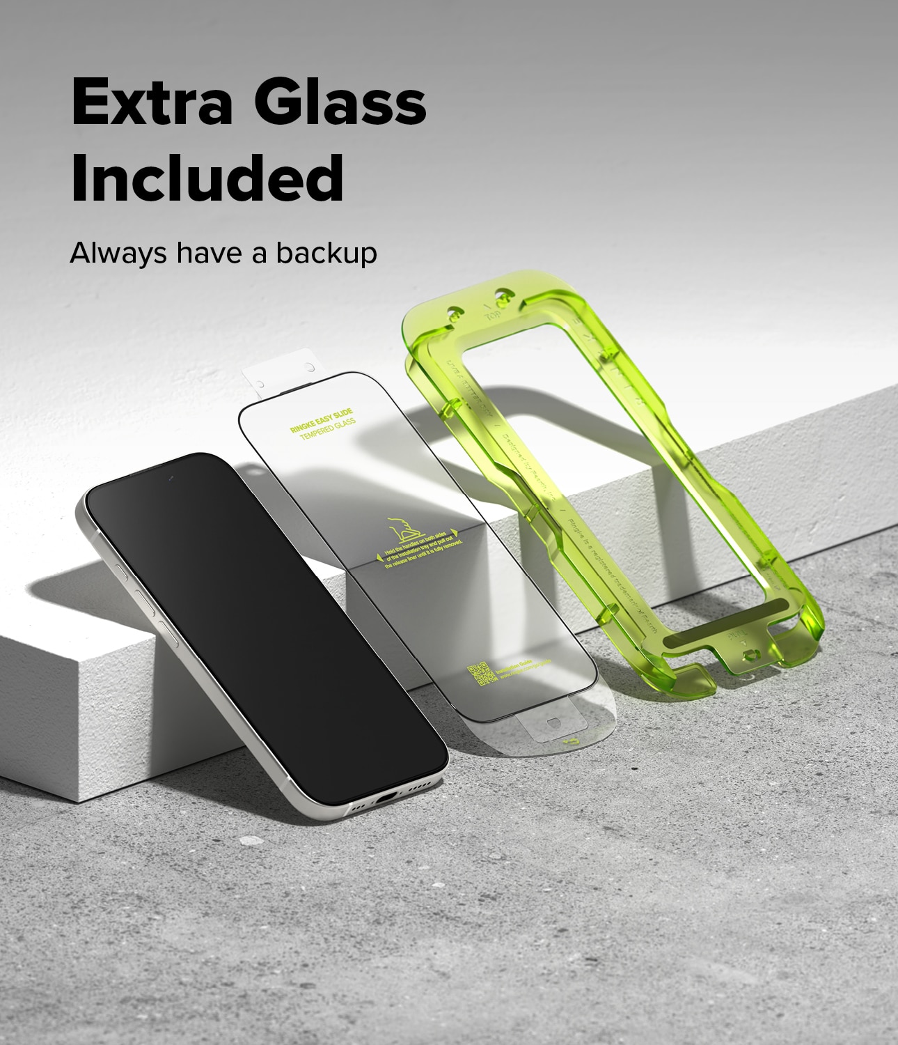 iPhone 17 Easy Slide Glass (2-pack)