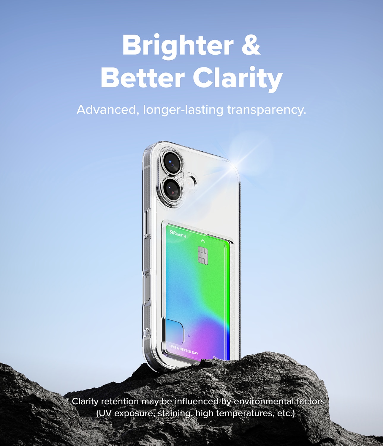 iPhone 17 Fusion Card Case Transparent