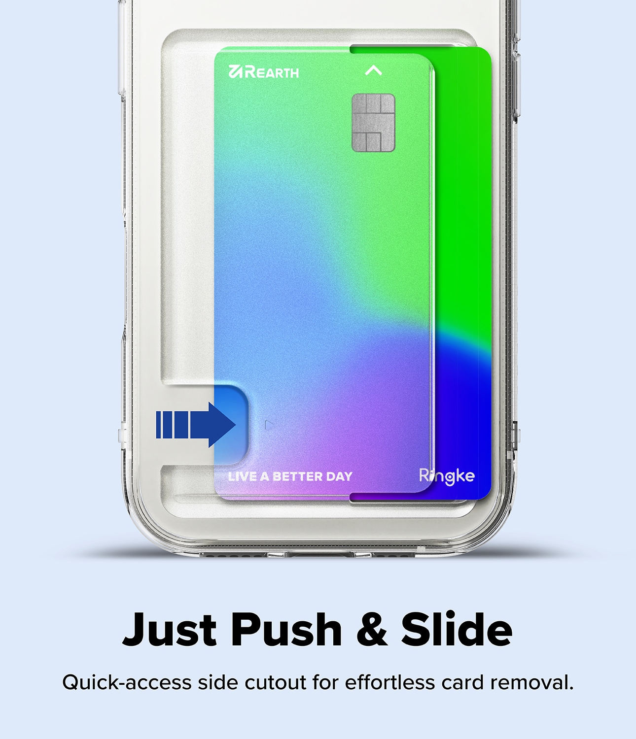 iPhone 17 Fusion Card Case Transparent