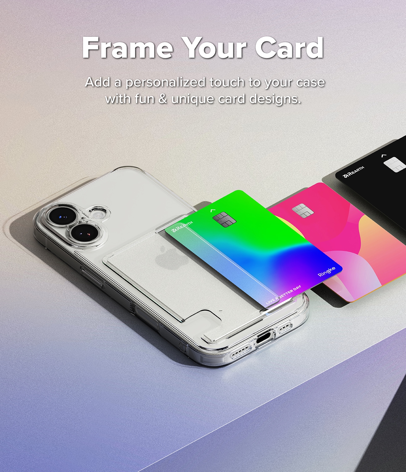 iPhone 17 Fusion Card Case Transparent