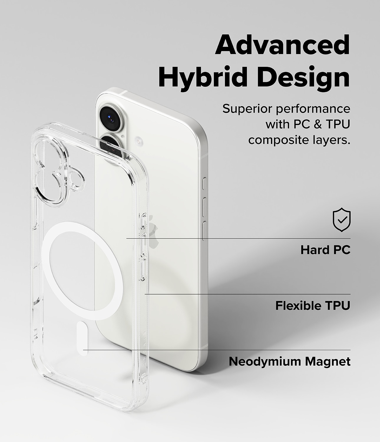 iPhone 17 Fusion Magnetic Case Transparent