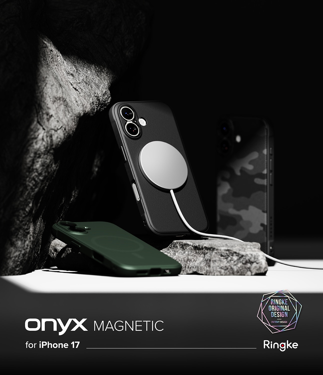 iPhone 17 Onyx Magnetic Case Black