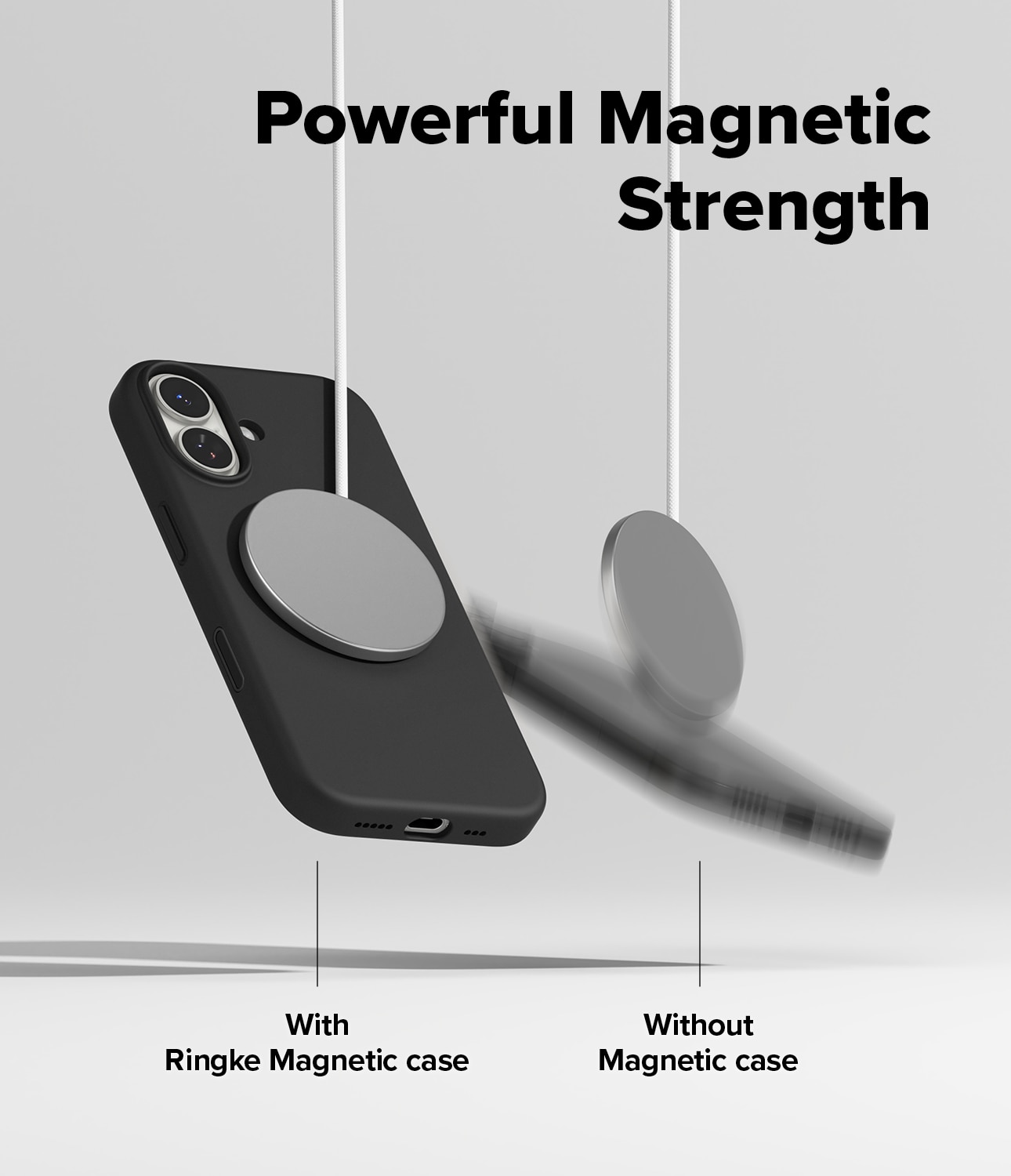iPhone 17 Silicone Magnetic Case Black