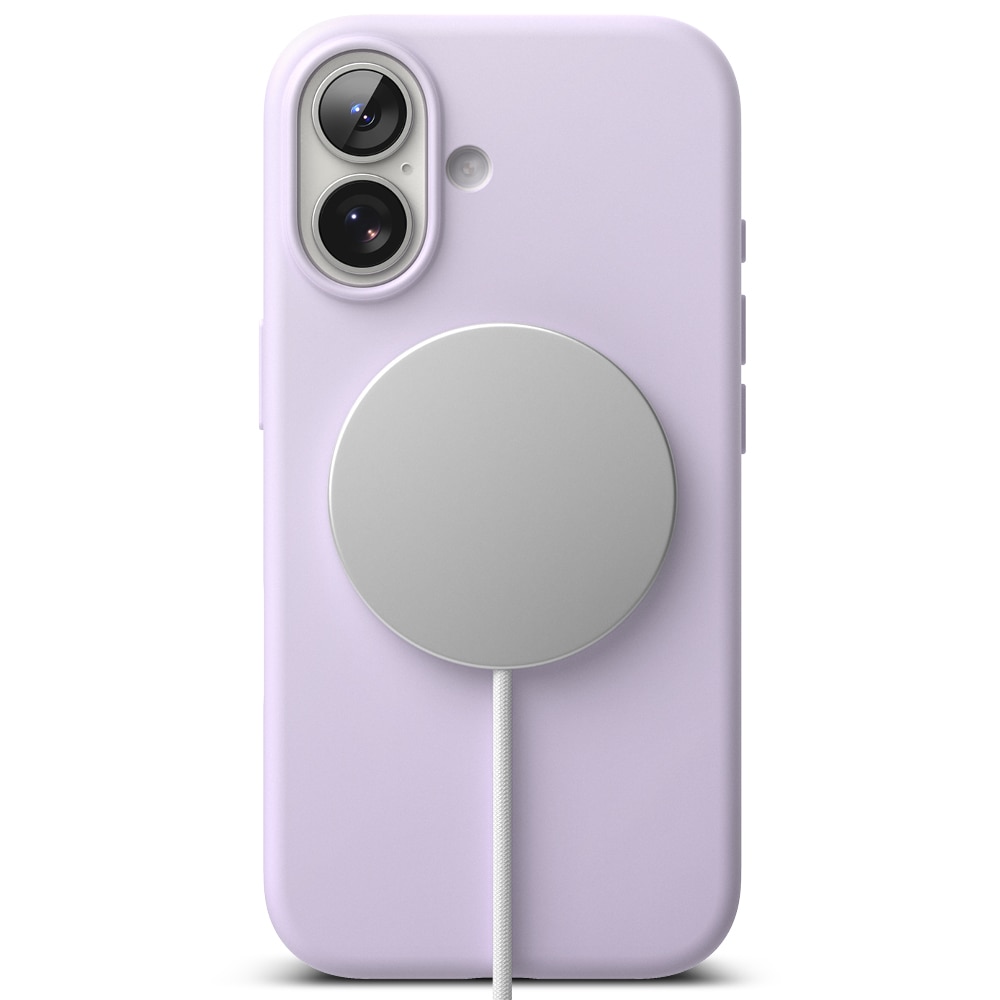 iPhone 17 Silicone Magnetic Case Light Purple