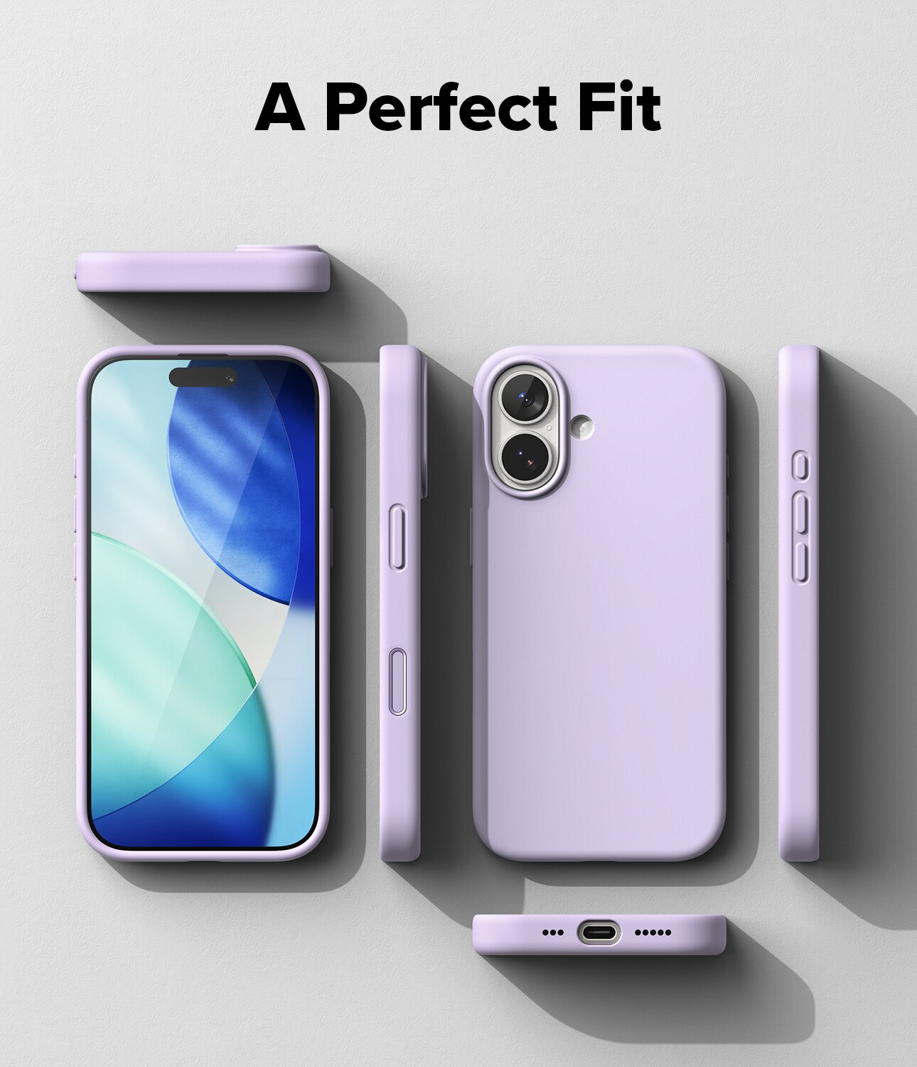 iPhone 17 Silicone Magnetic Case Light Purple
