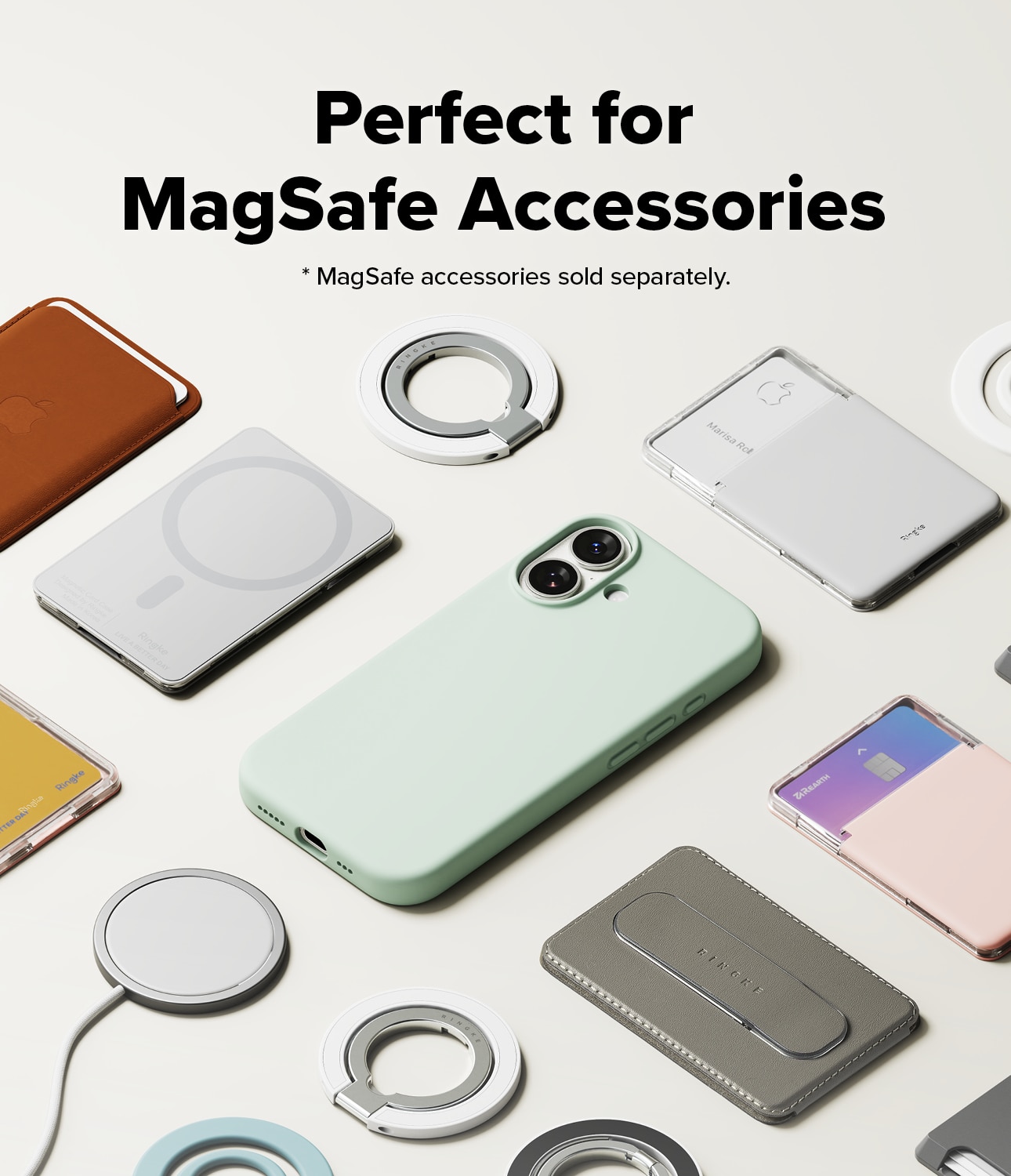 iPhone 17 Silicone Magnetic Case Soft Mint
