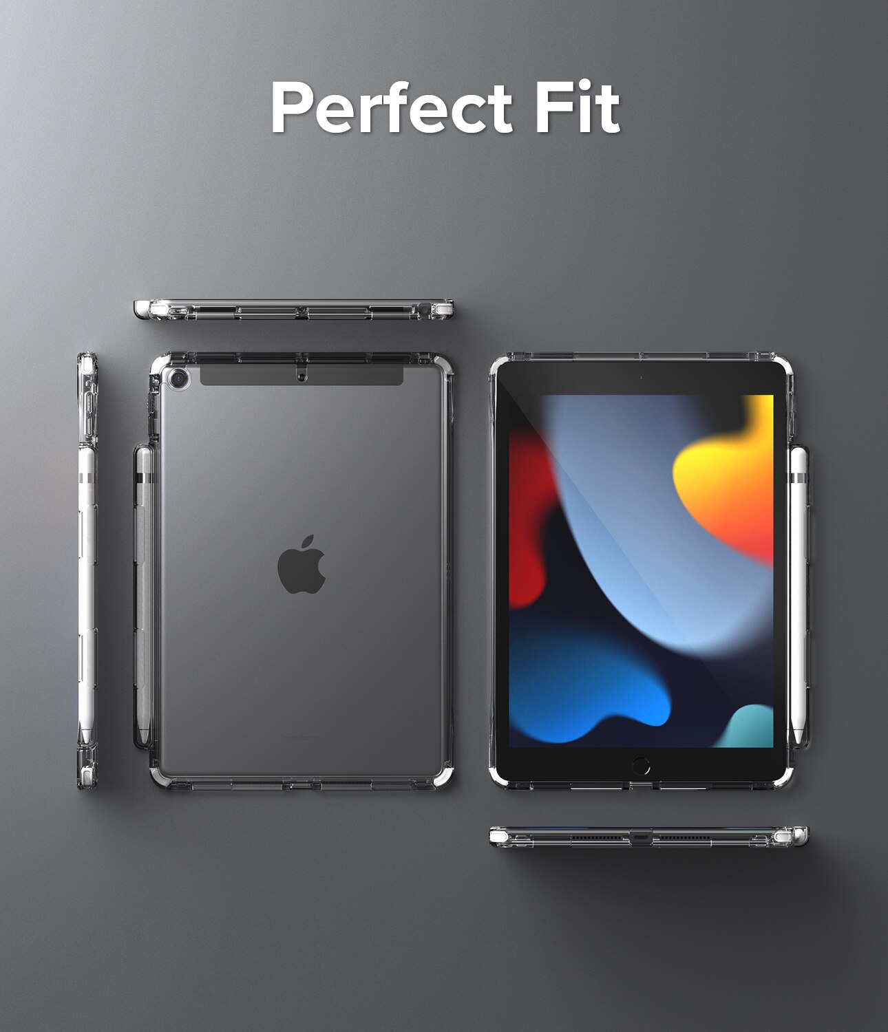 iPad 10.2 7th Gen (2019) Fusion Plus Case White/Lime Glow