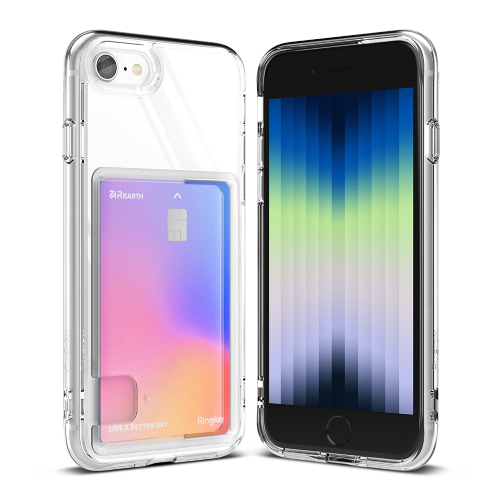 iPhone 7 Fusion Card Case Transparent