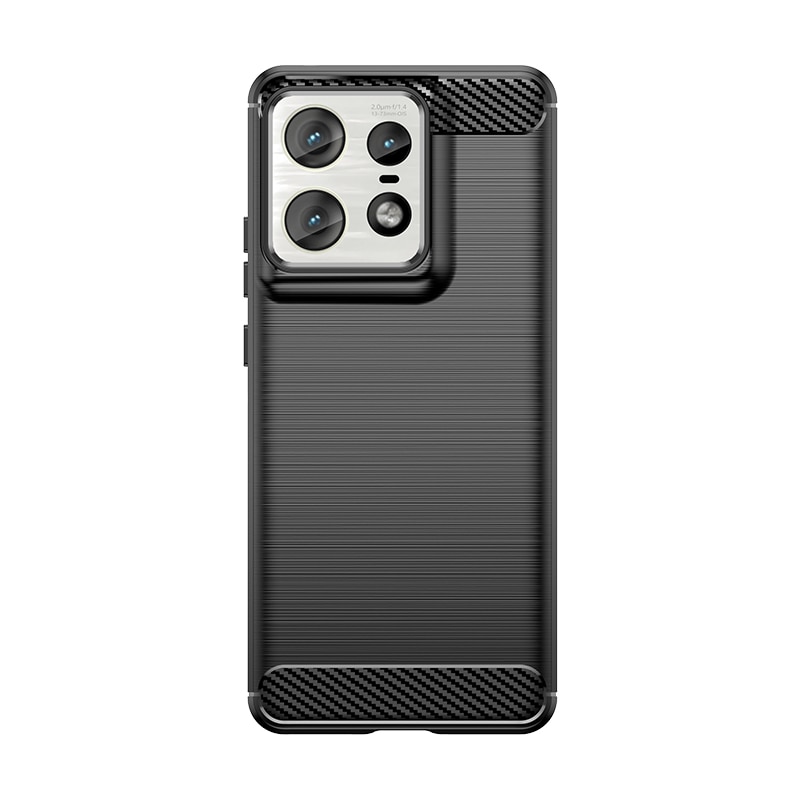 Motorola Edge 50 Pro Brushed TPU Case Black
