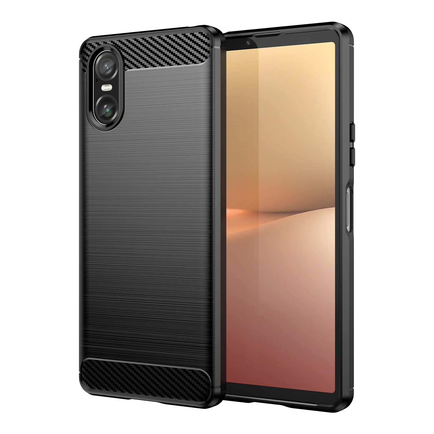 Sony Xperia 10 VI Brushed TPU Case Black