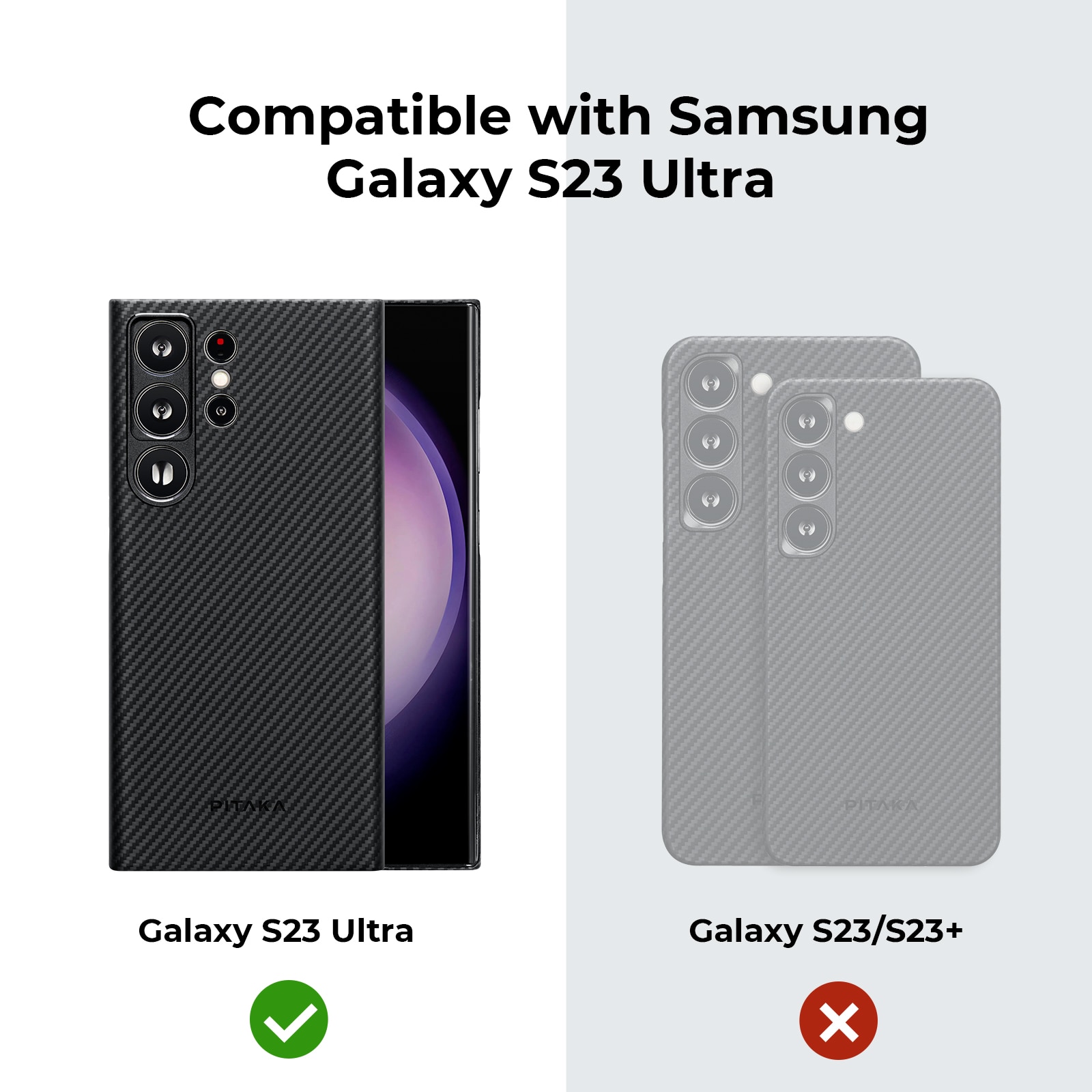 Samsung Galaxy S23 Ultra MagEZ Case 3 Black/Grey