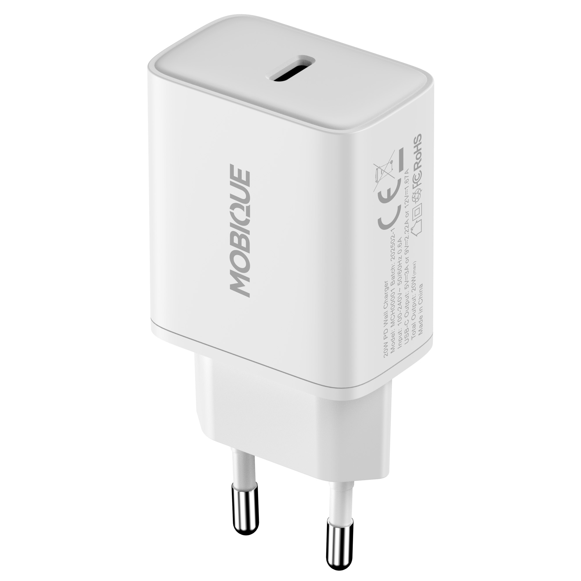 Complete Charger iPhone 16 - 2m Cable and Wall Charger USB-C White