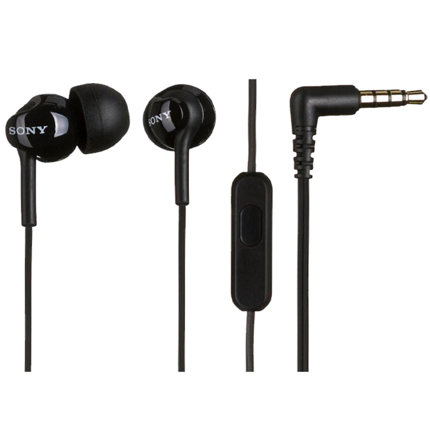 Headset in-ear MDR-EX110AP Black