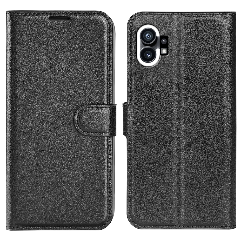 Nothing Phone 1 Wallet Book Cover Black