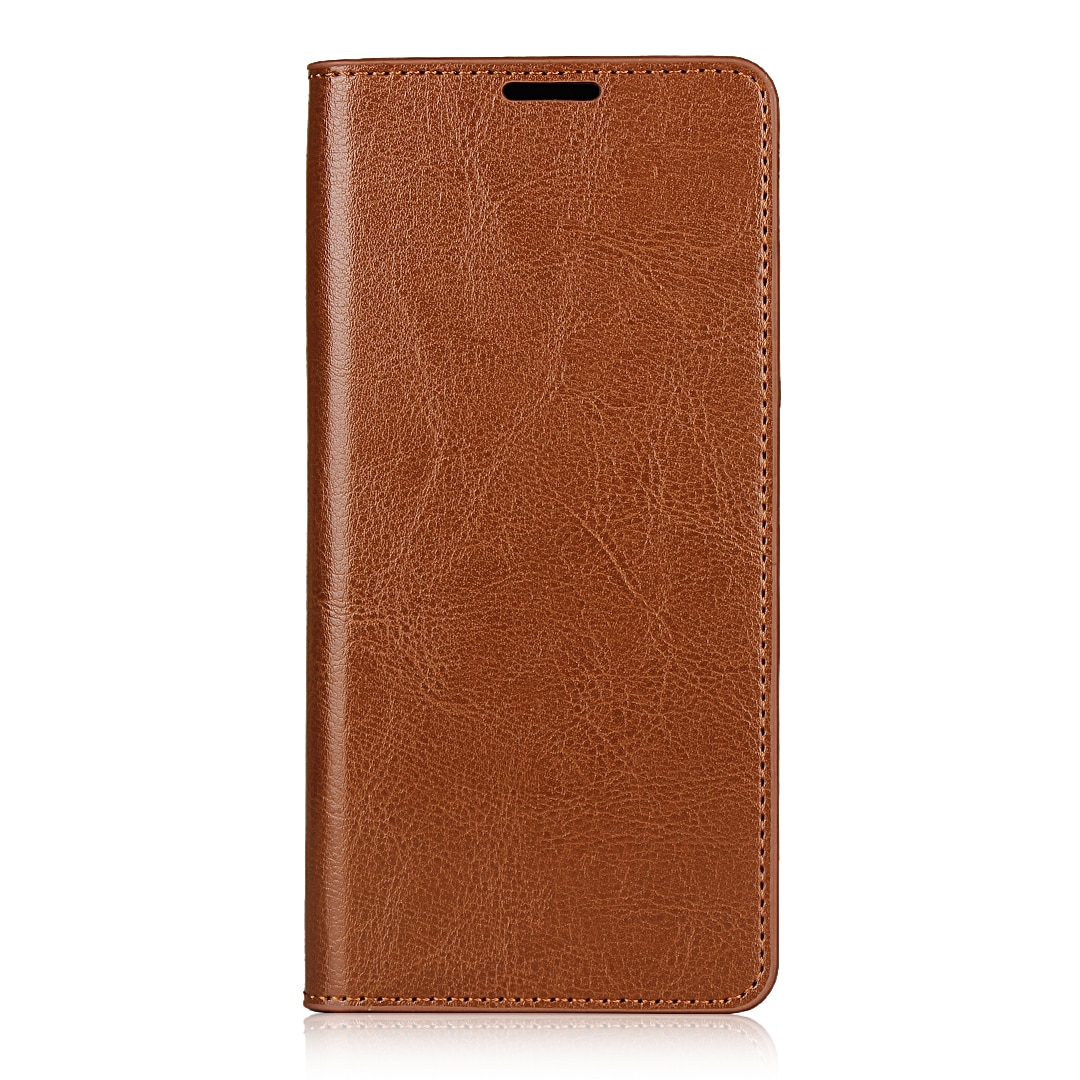 Samsung Galaxy S20 FE Genuine Leather Wallet Case Brown