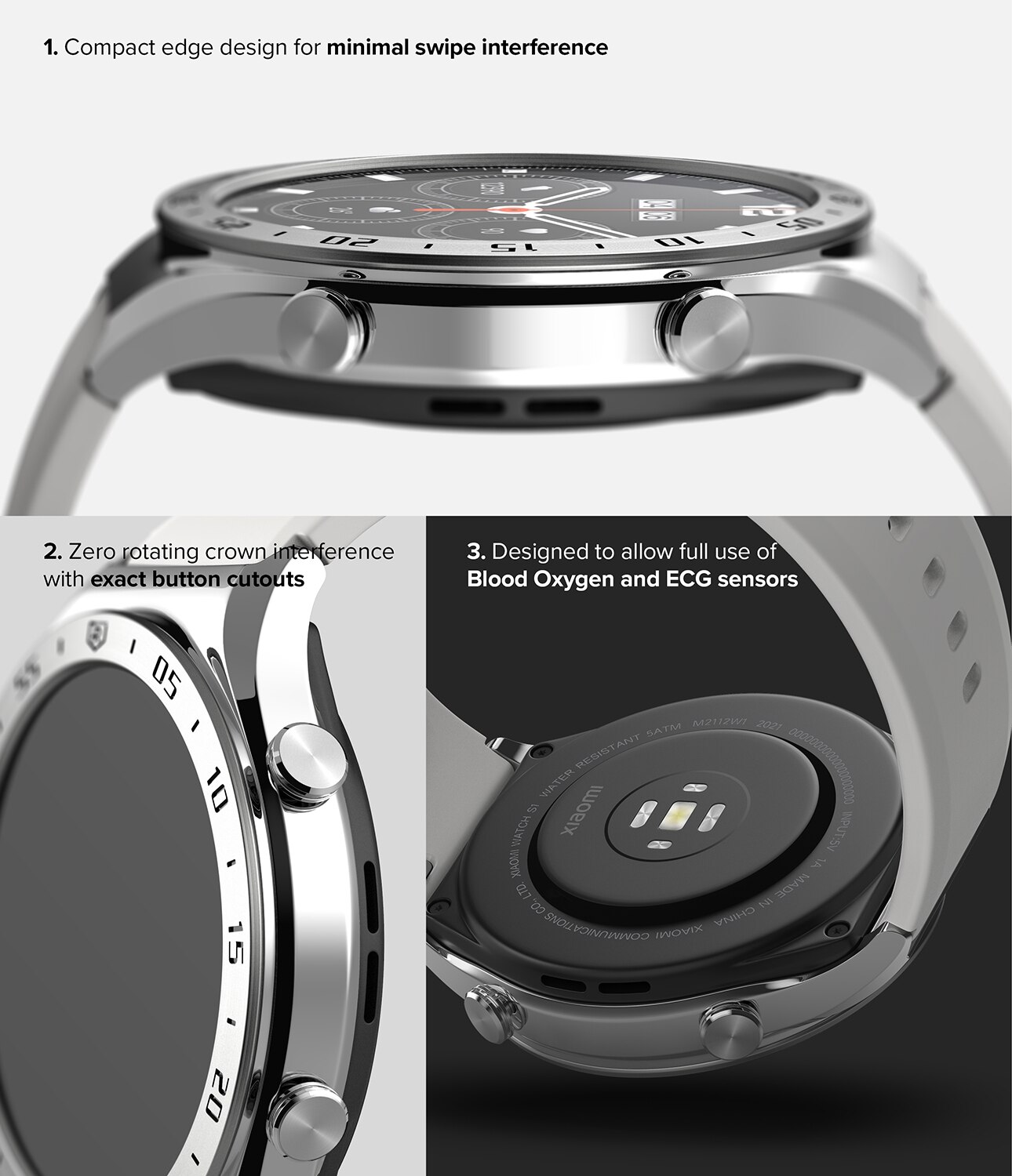 Xiaomi Watch S1 Bezel Styling Silver