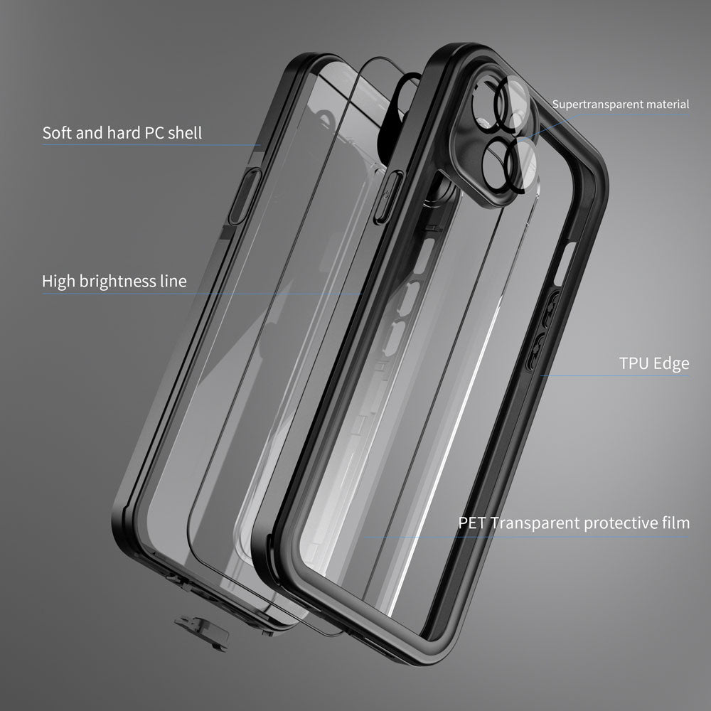 iPhone 14 MX Waterproof Case Black