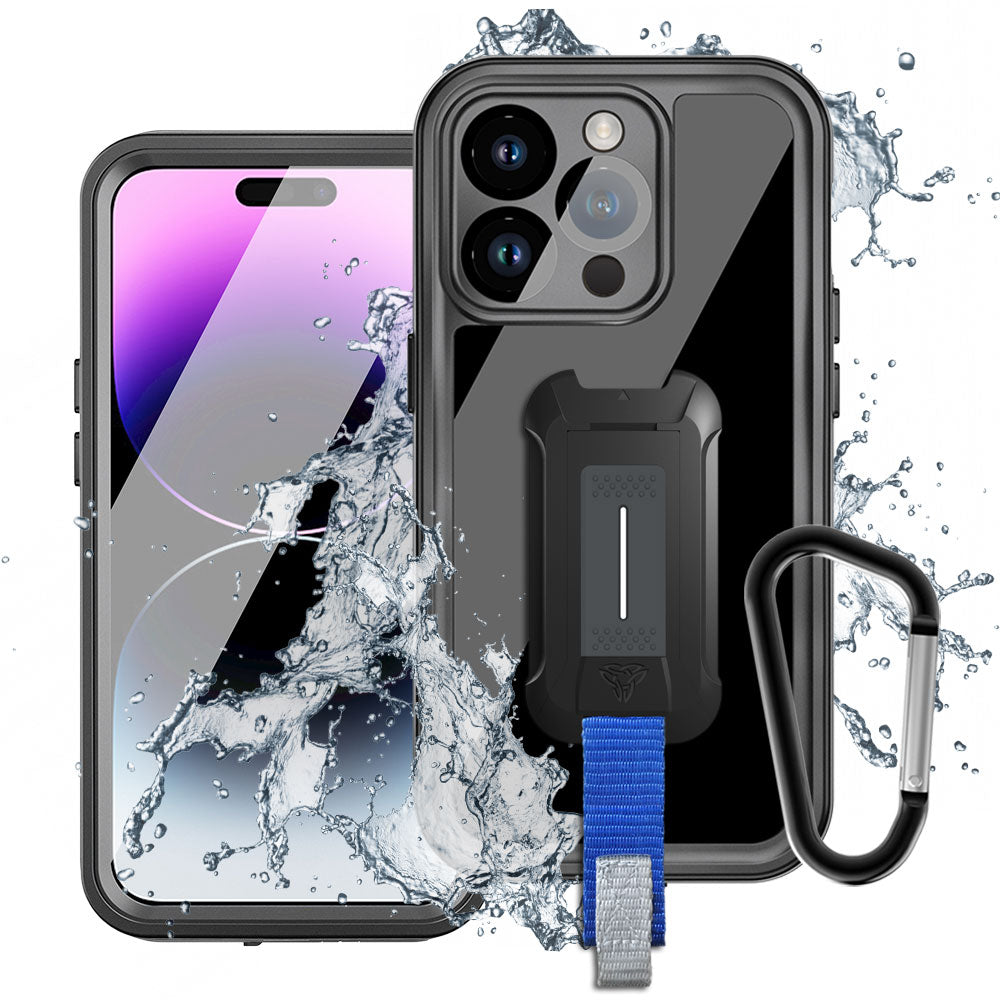 iPhone 14 Pro MX Waterproof Case Black