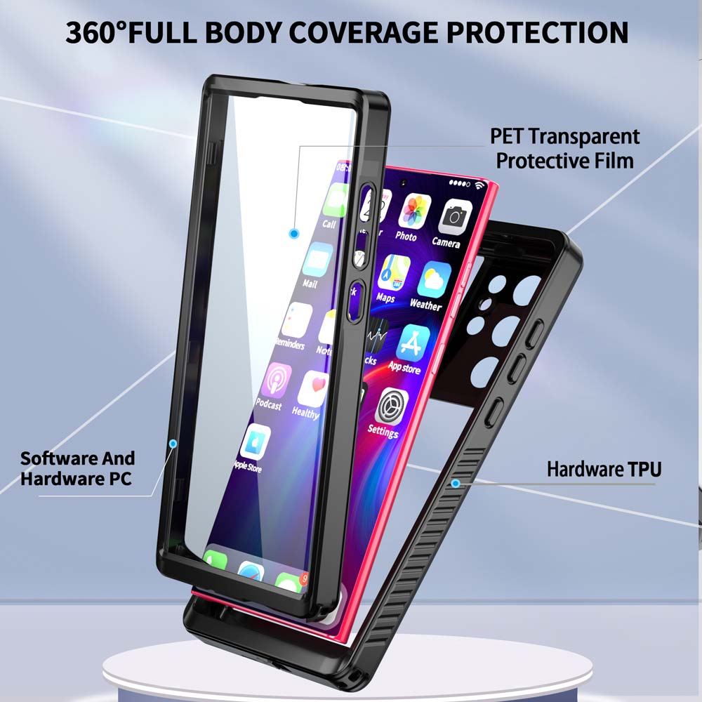 Samsung Galaxy S22 Ultra MX Waterproof Case Black