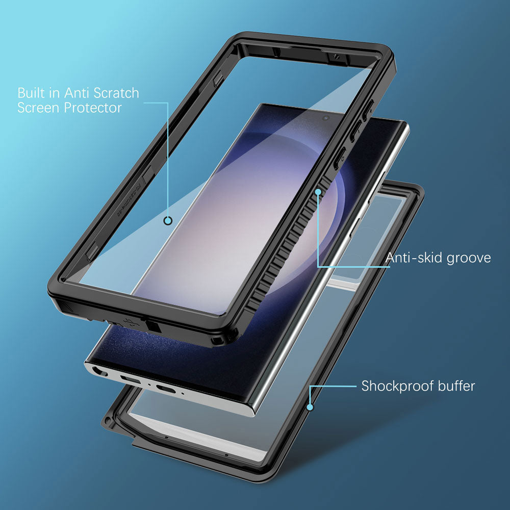 Samsung Galaxy S23 Ultra MX Waterproof Case Black