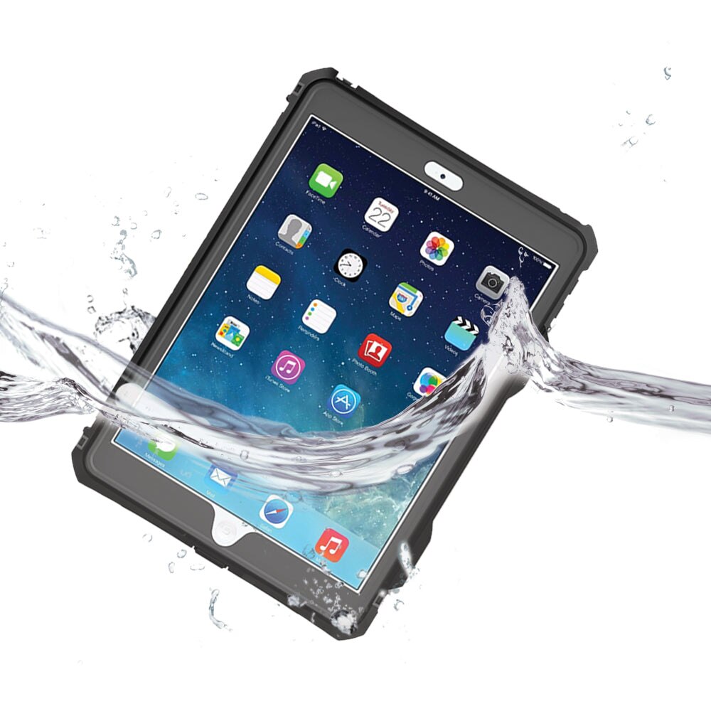 iPad 10.2 9th Gen (2021) MX Waterproof Case Clear/Black