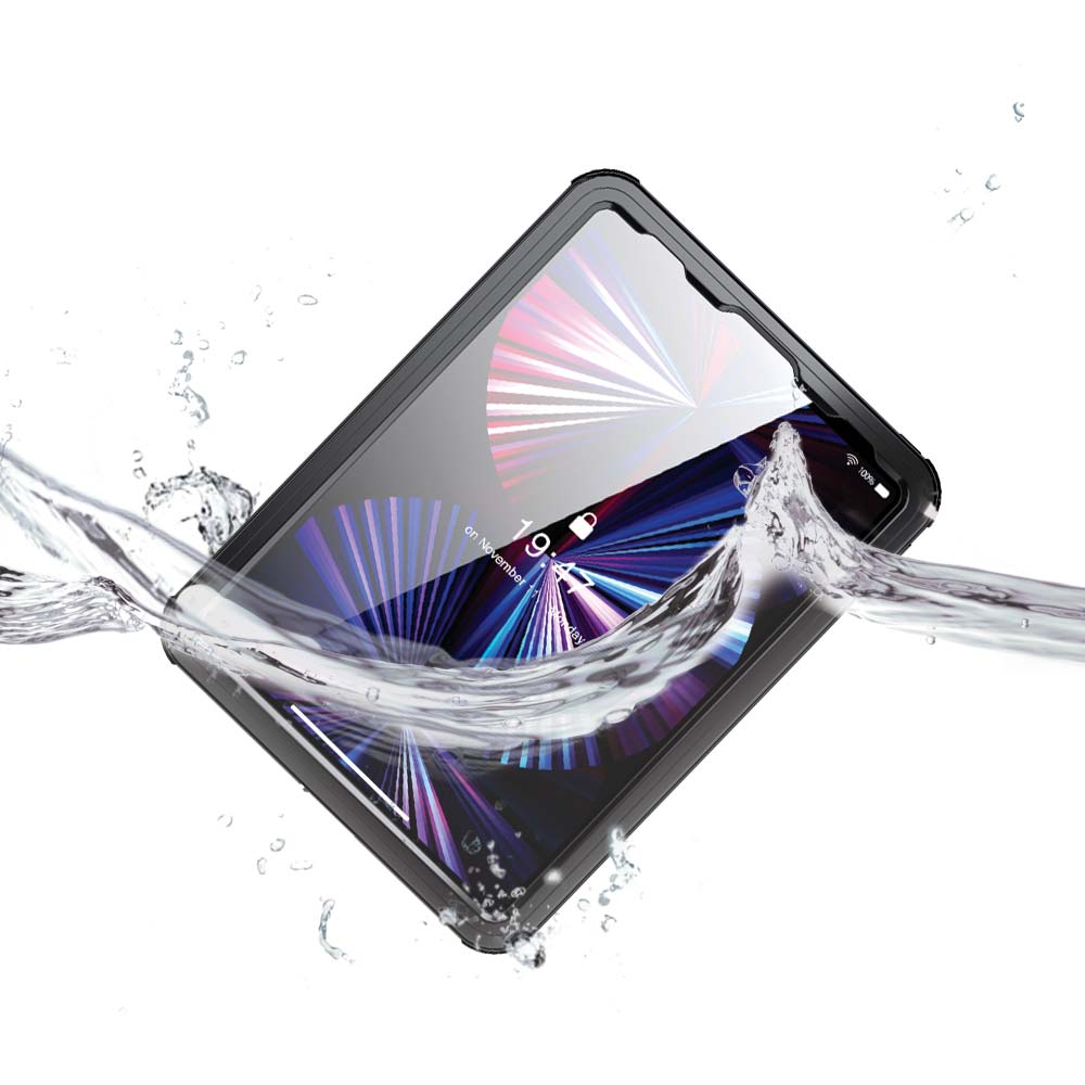 iPad Pro 11 3rd Gen (2021) MX Waterproof Case Clear/Black