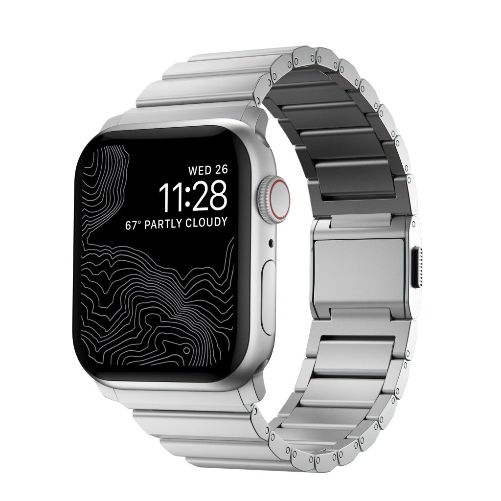 Aluminum Band Apple Watch Ultra 49mm Silver