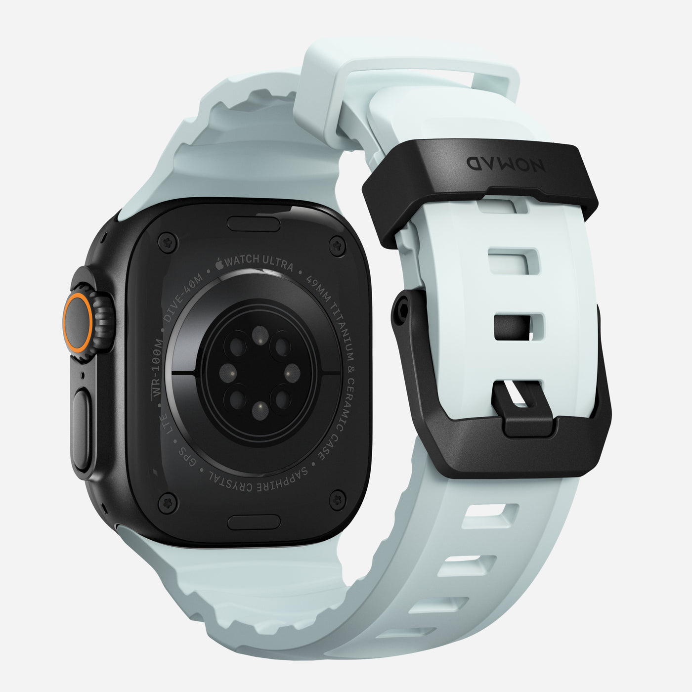 Apple Watch Series 1-3 42mm Rocky Point Band Icy Blue Glow (Black Hardware) - Limited edition