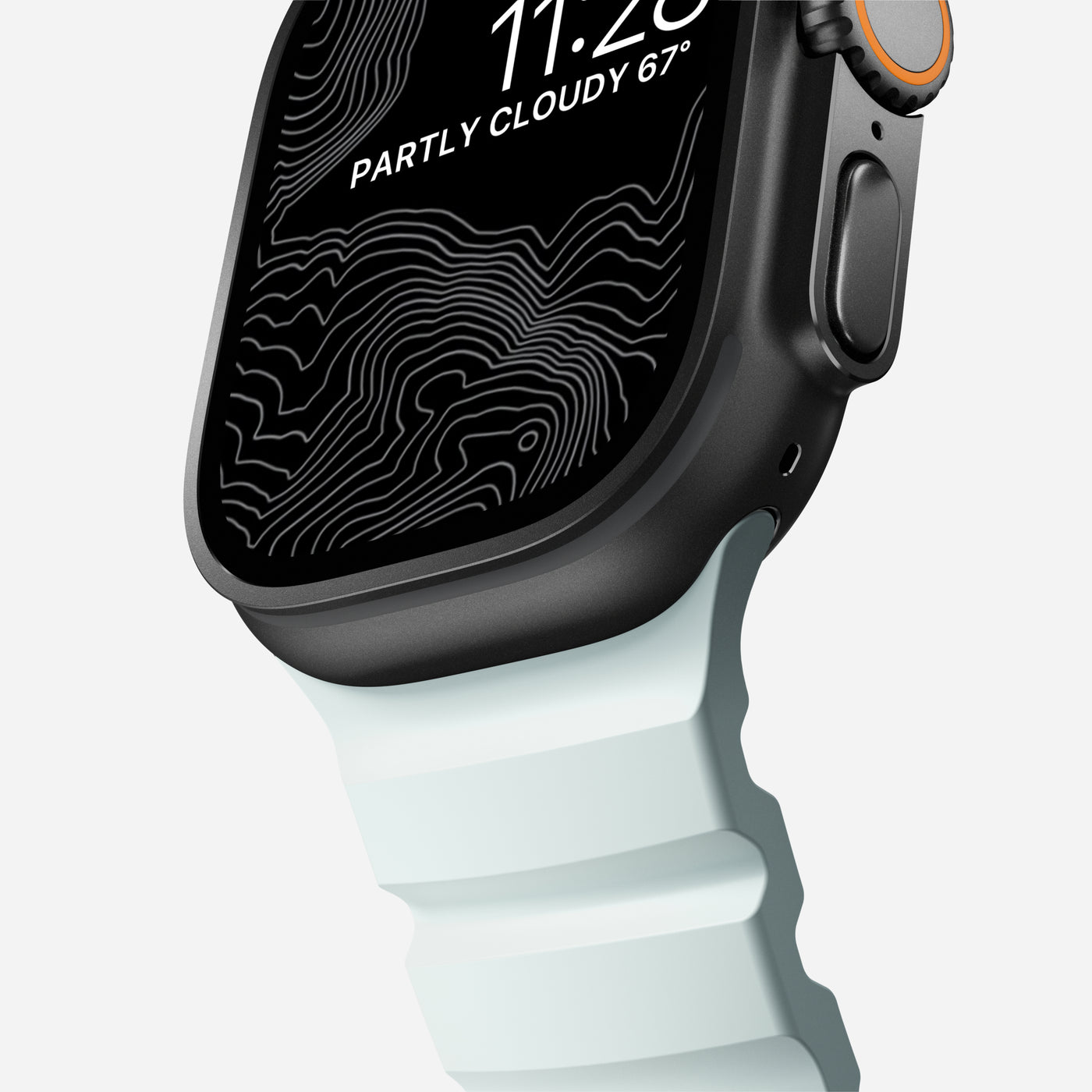 Apple Watch Series 1-3 42mm Rocky Point Band Icy Blue Glow (Black Hardware) - Limited edition