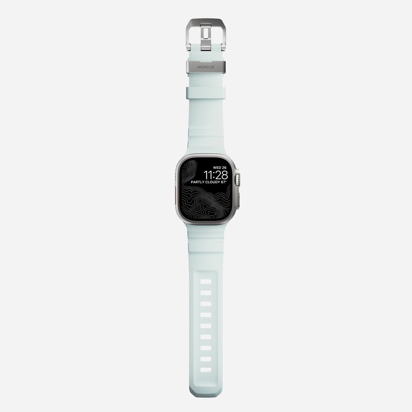 Apple Watch Series 1-3 42mm Rocky Point Band Icy Blue Glow (Black Hardware) - Limited edition