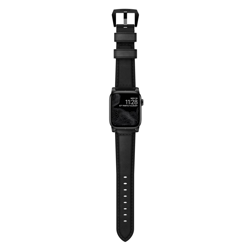 Apple Watch 45mm Series 8 Traditional Band Black (Black Hardware)