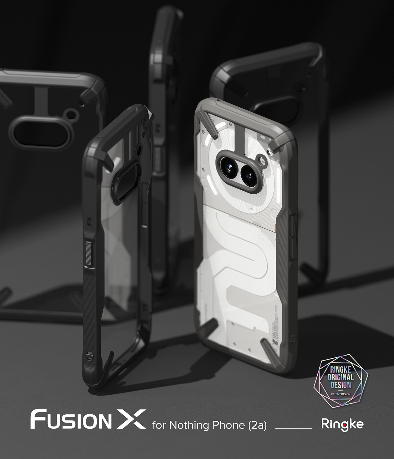 Nothing Phone 2a Fusion X Case Black