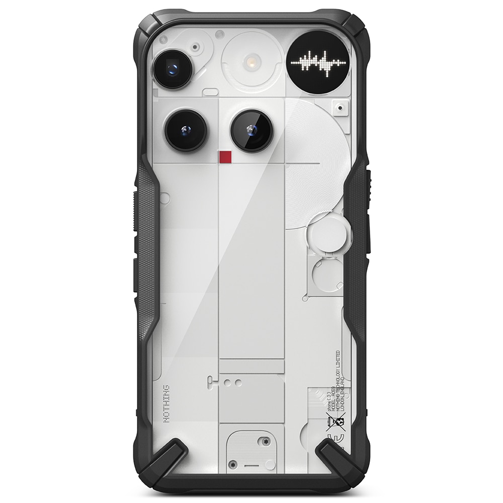 Nothing Phone 3 Fusion X Case Black