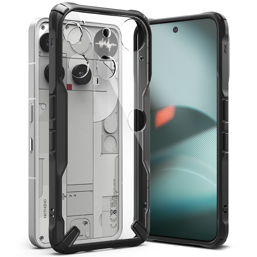 Nothing Phone 3 Fusion X Case Black