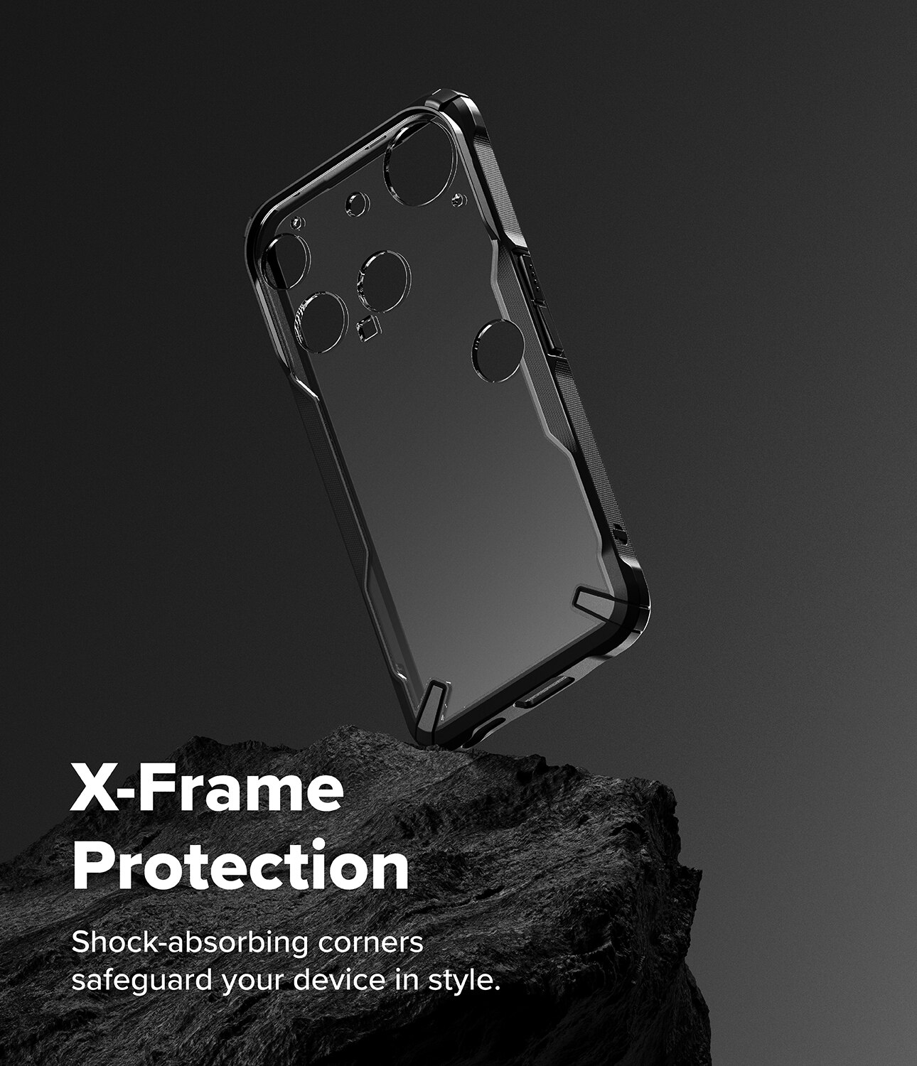 Nothing Phone 3 Fusion X Case Black