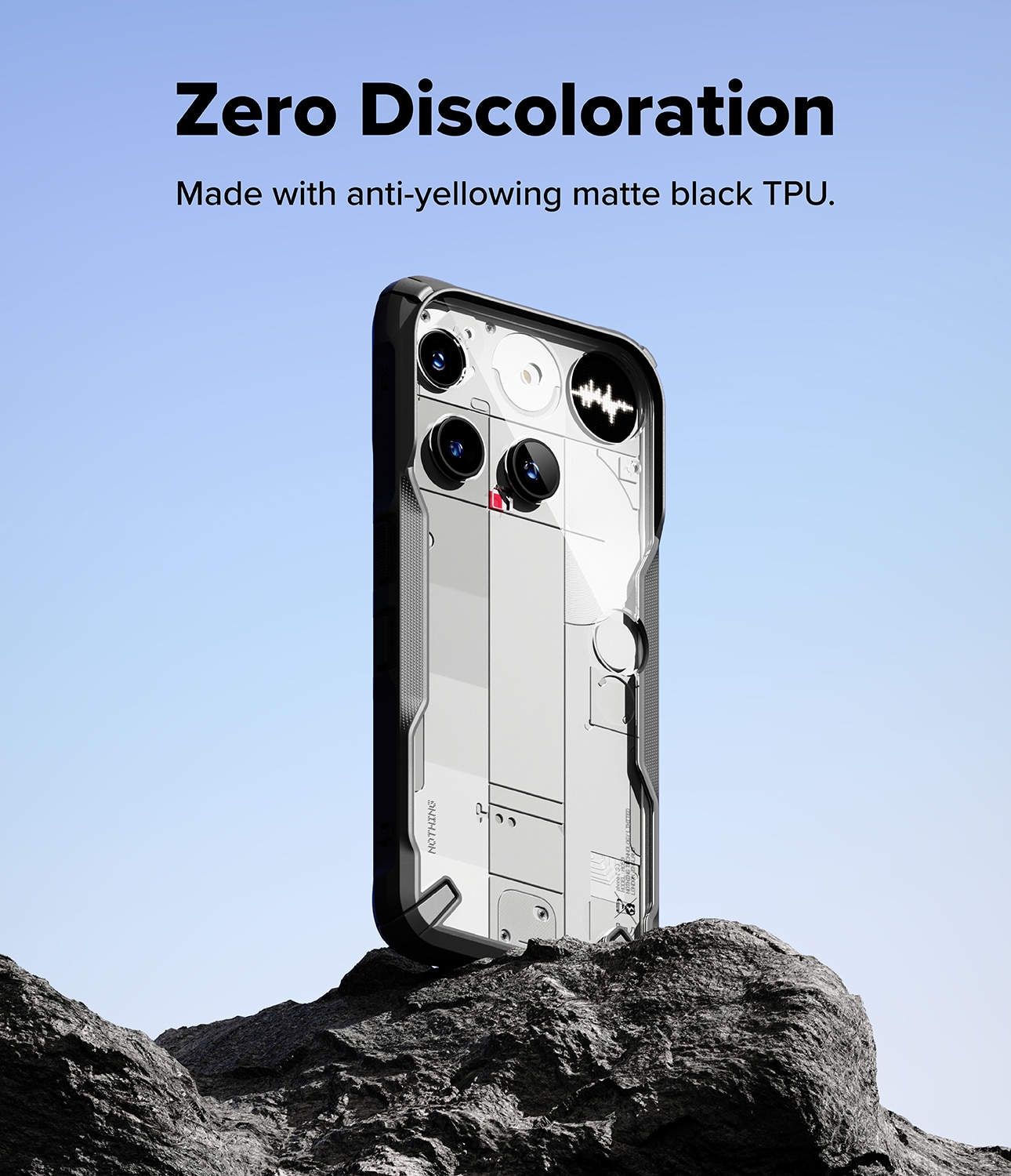 Nothing Phone 3 Fusion X Case Black