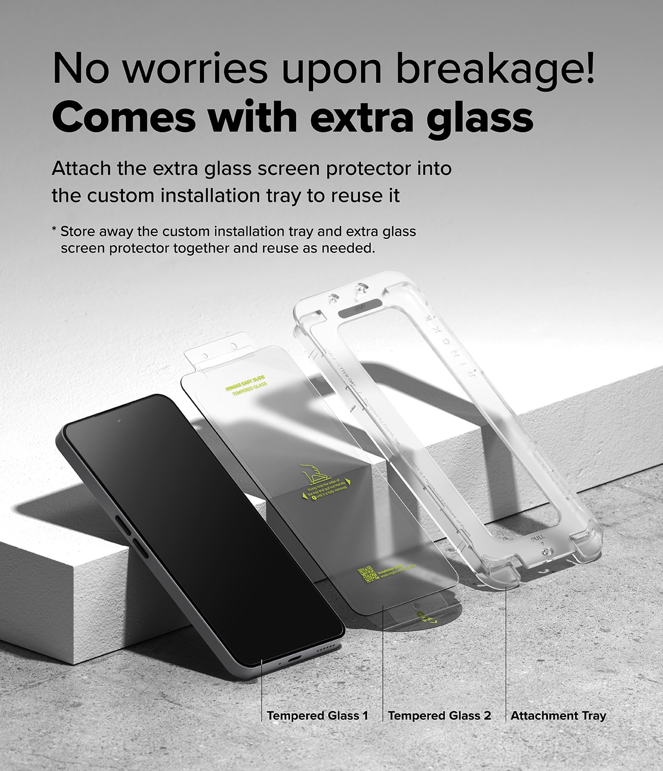 Nothing Phone 3a Easy Slide Glass (2-pack)
