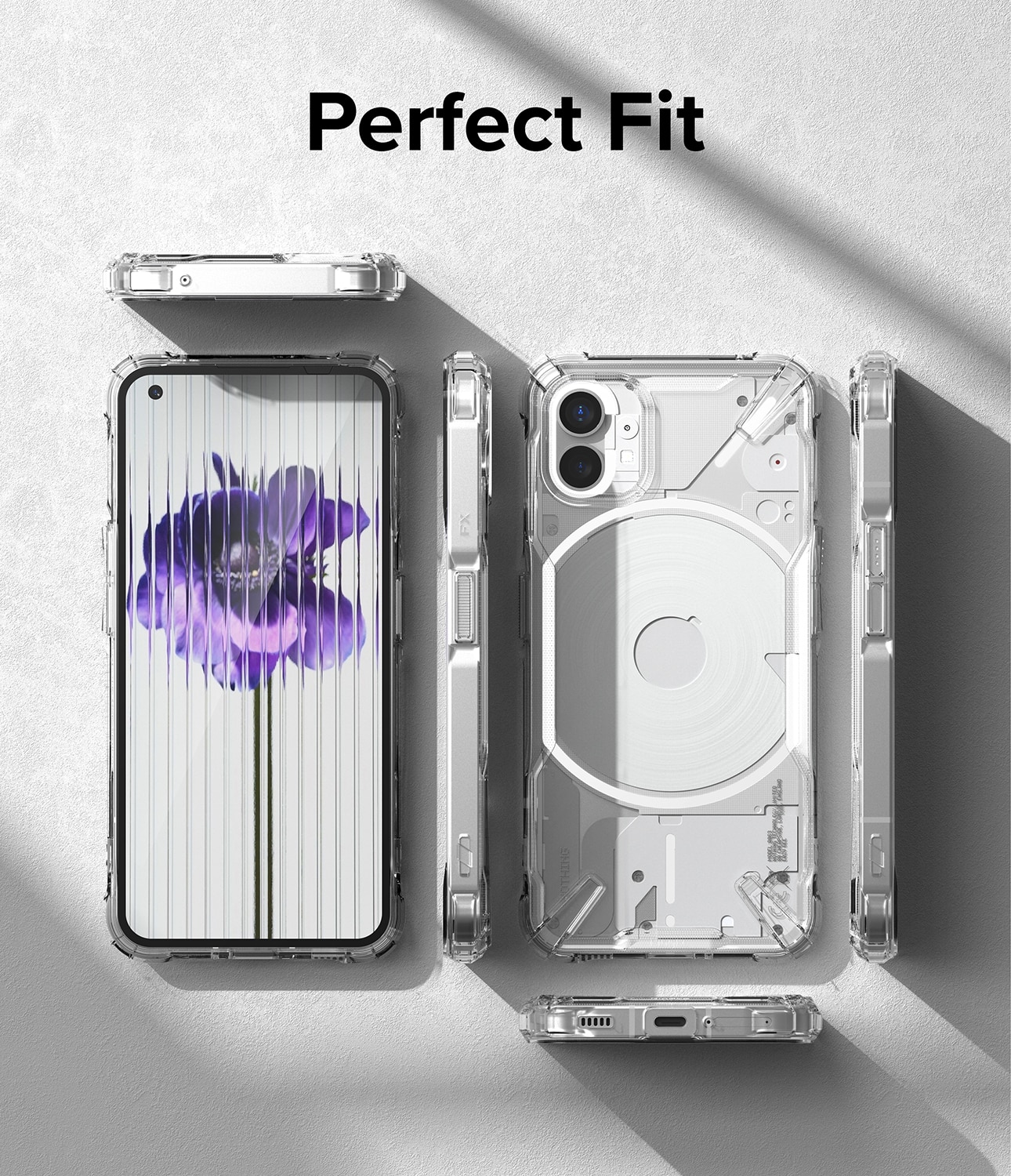 Nothing Phone 1 Fusion X Case Clear