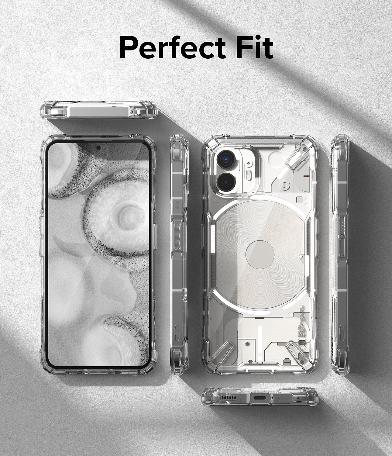 Nothing Phone 2 Fusion X Case Clear