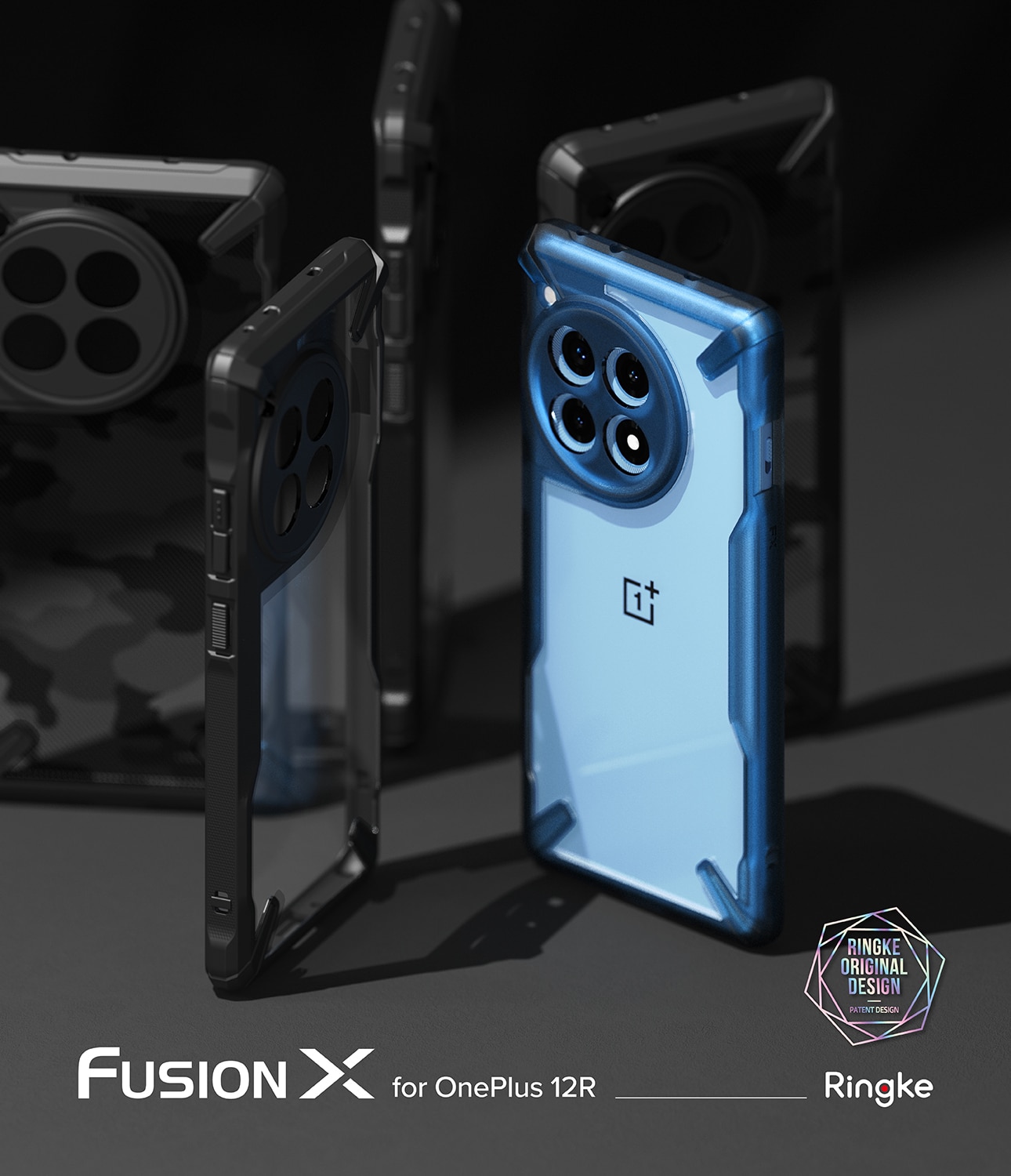 OnePlus 12R Fusion X Case Black