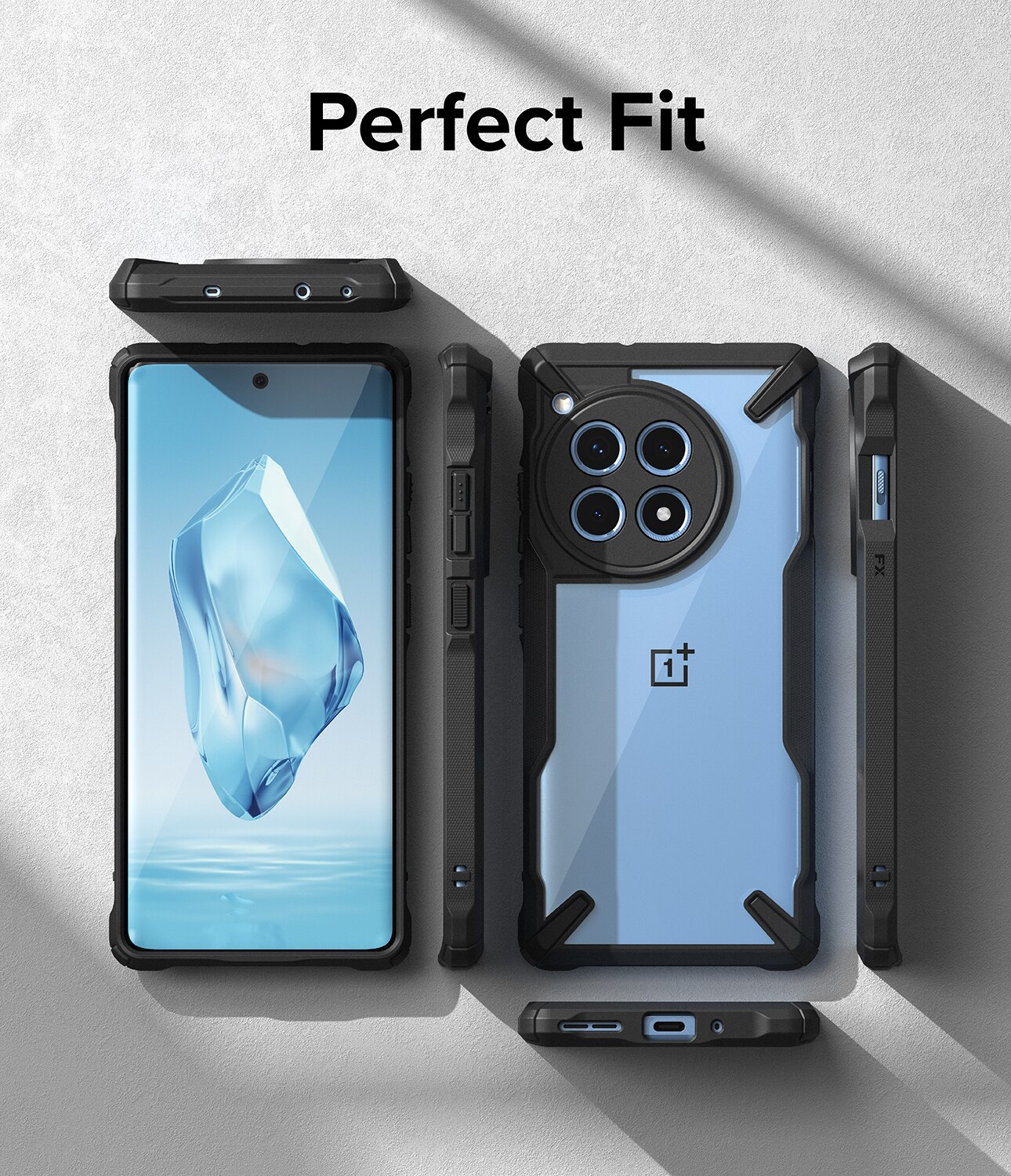 OnePlus 12R Fusion X Case Black