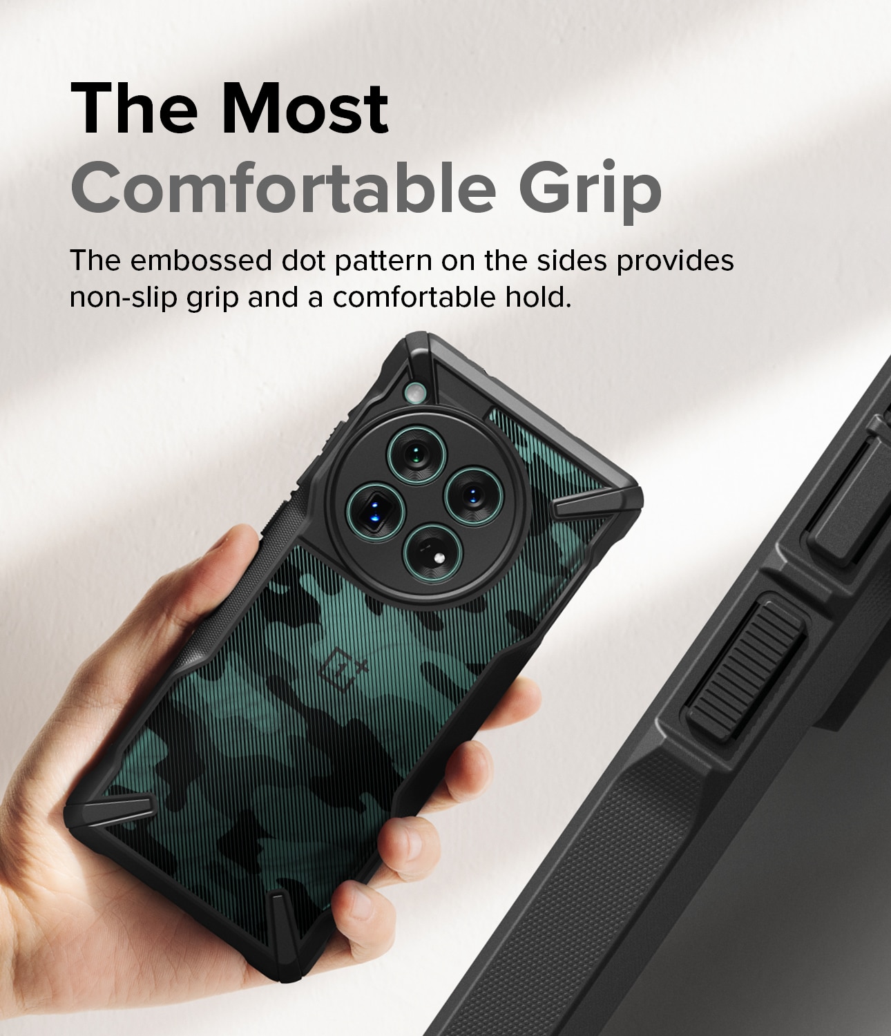 OnePlus 12 Fusion X Case Camo Black