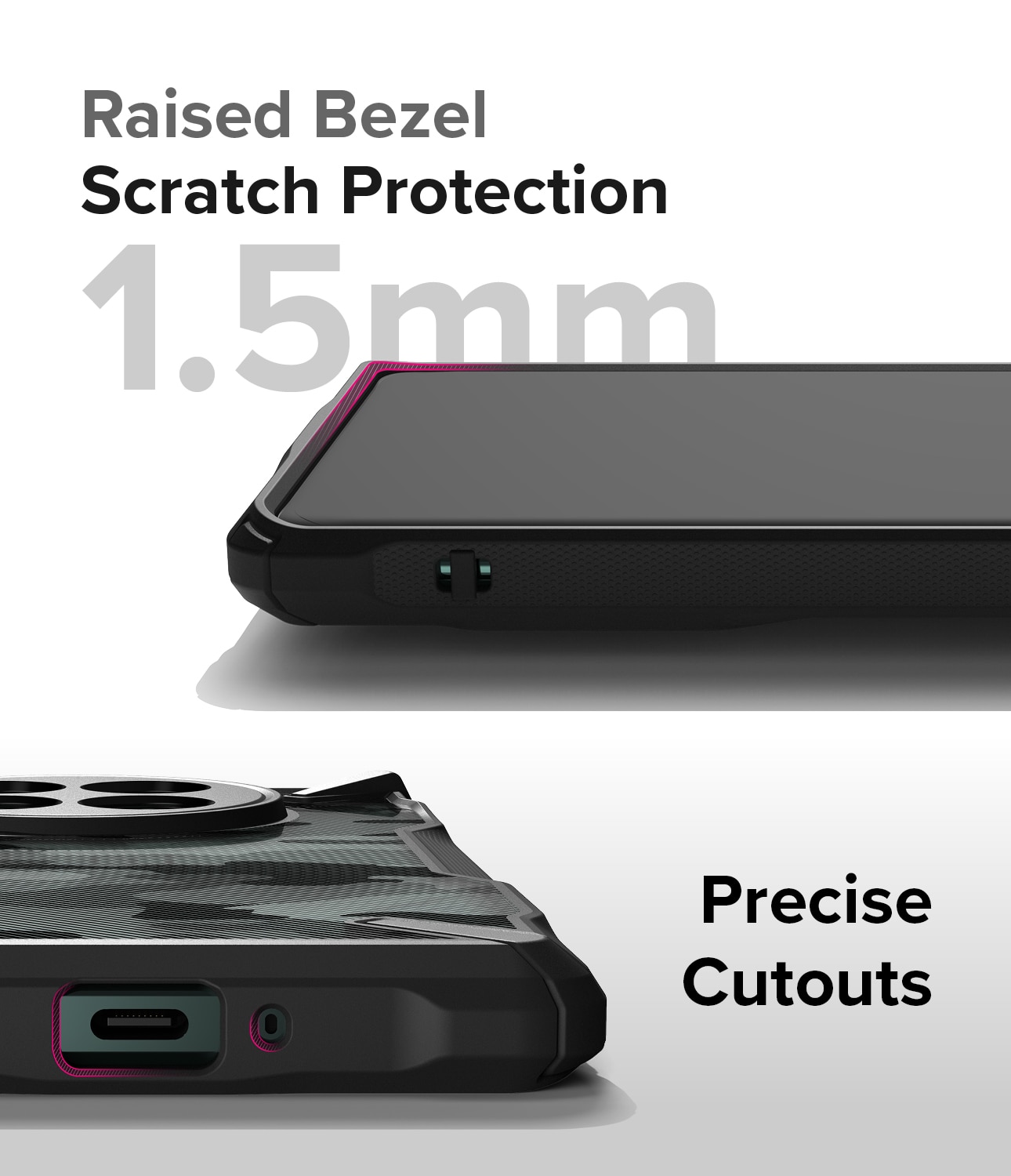 OnePlus 12 Fusion X Case Camo Black