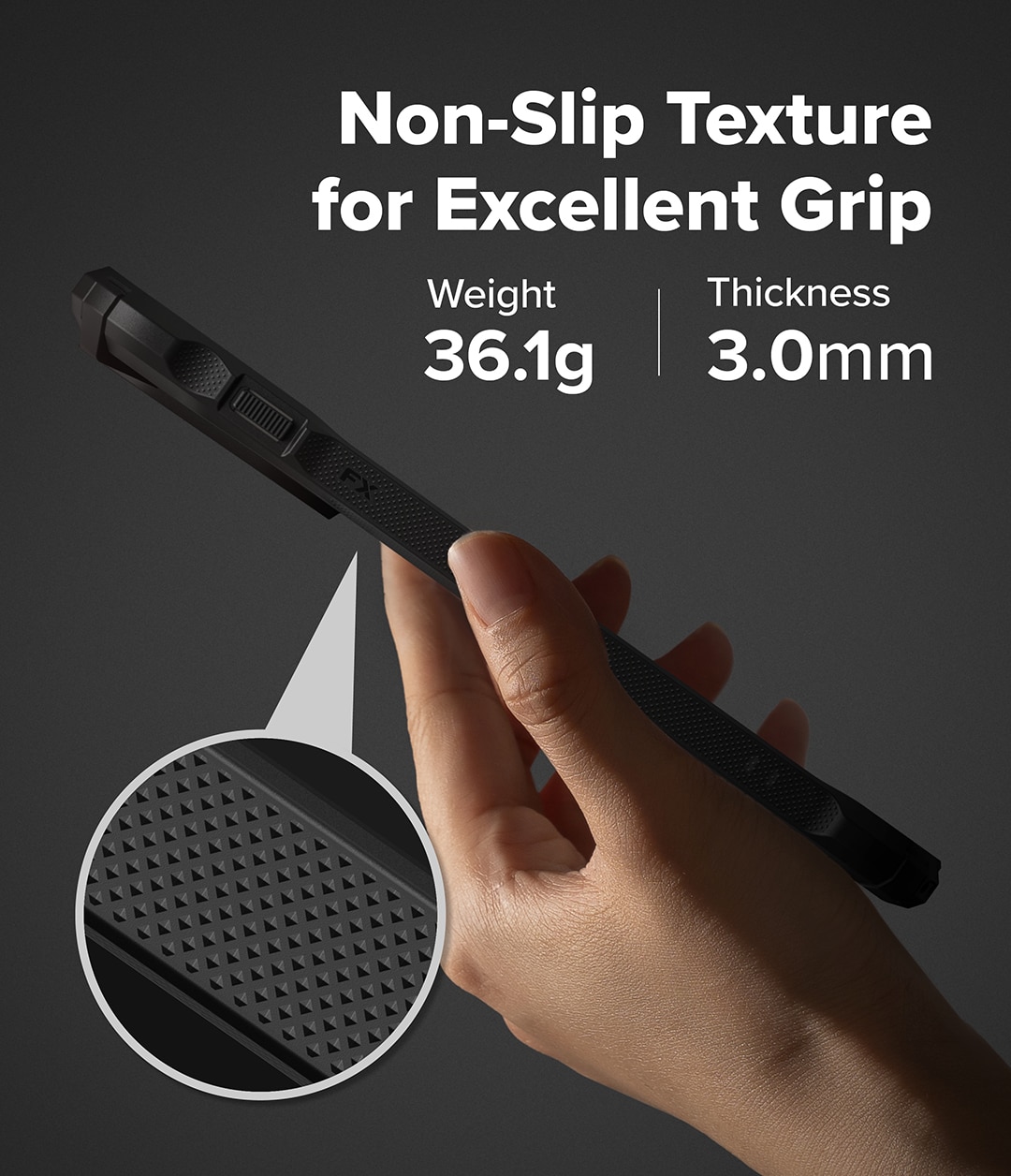  OnePlus 15 Fusion X Case Black