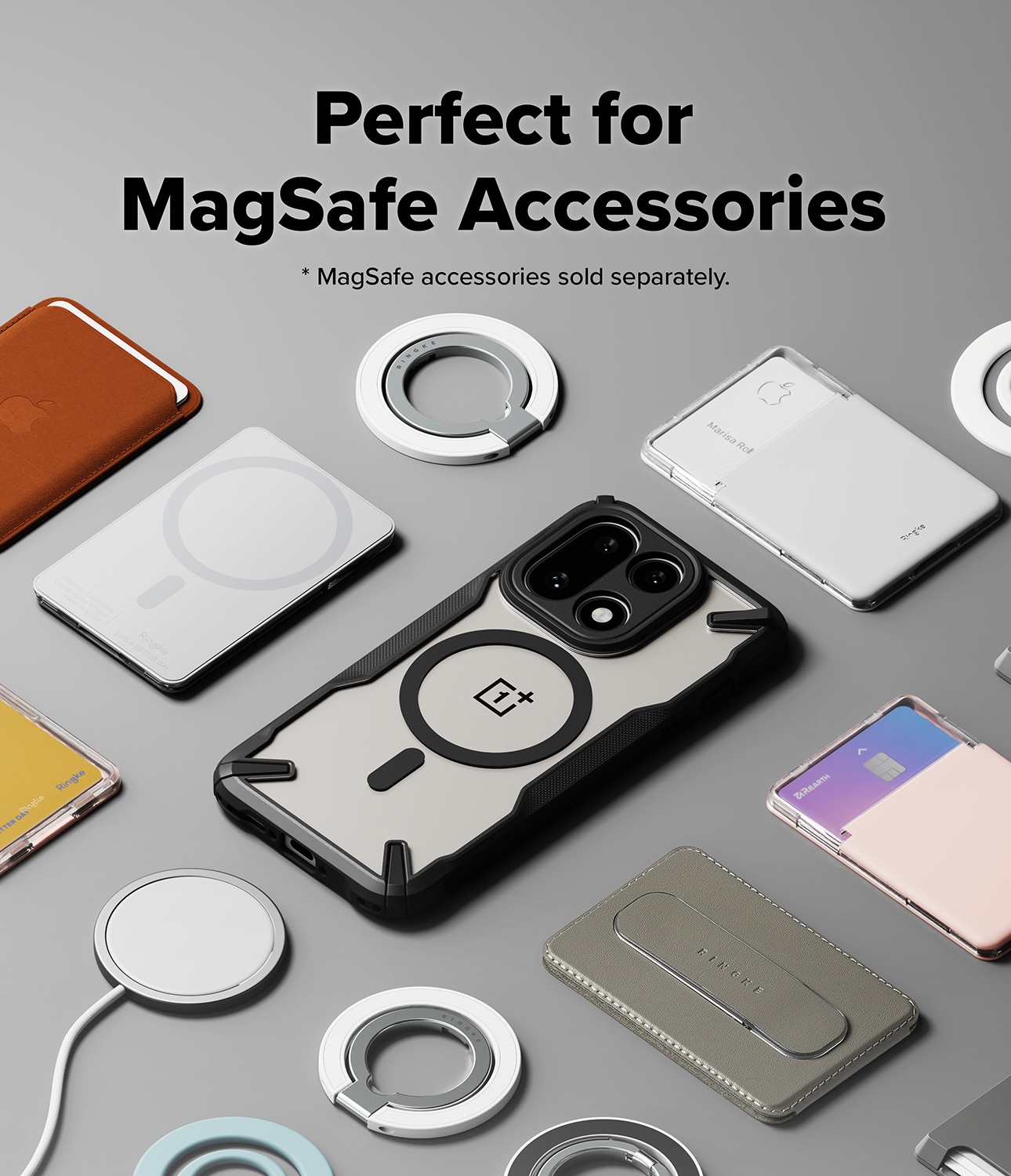  OnePlus 13 Fusion X Magnetic MagSafe Case Matte Black