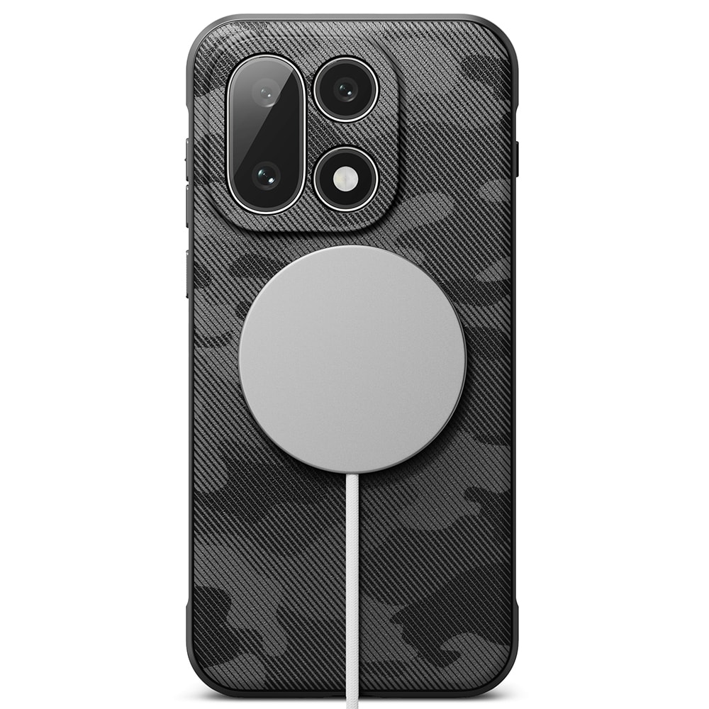  OnePlus 15 Onyx Magnetic Case Camo Black